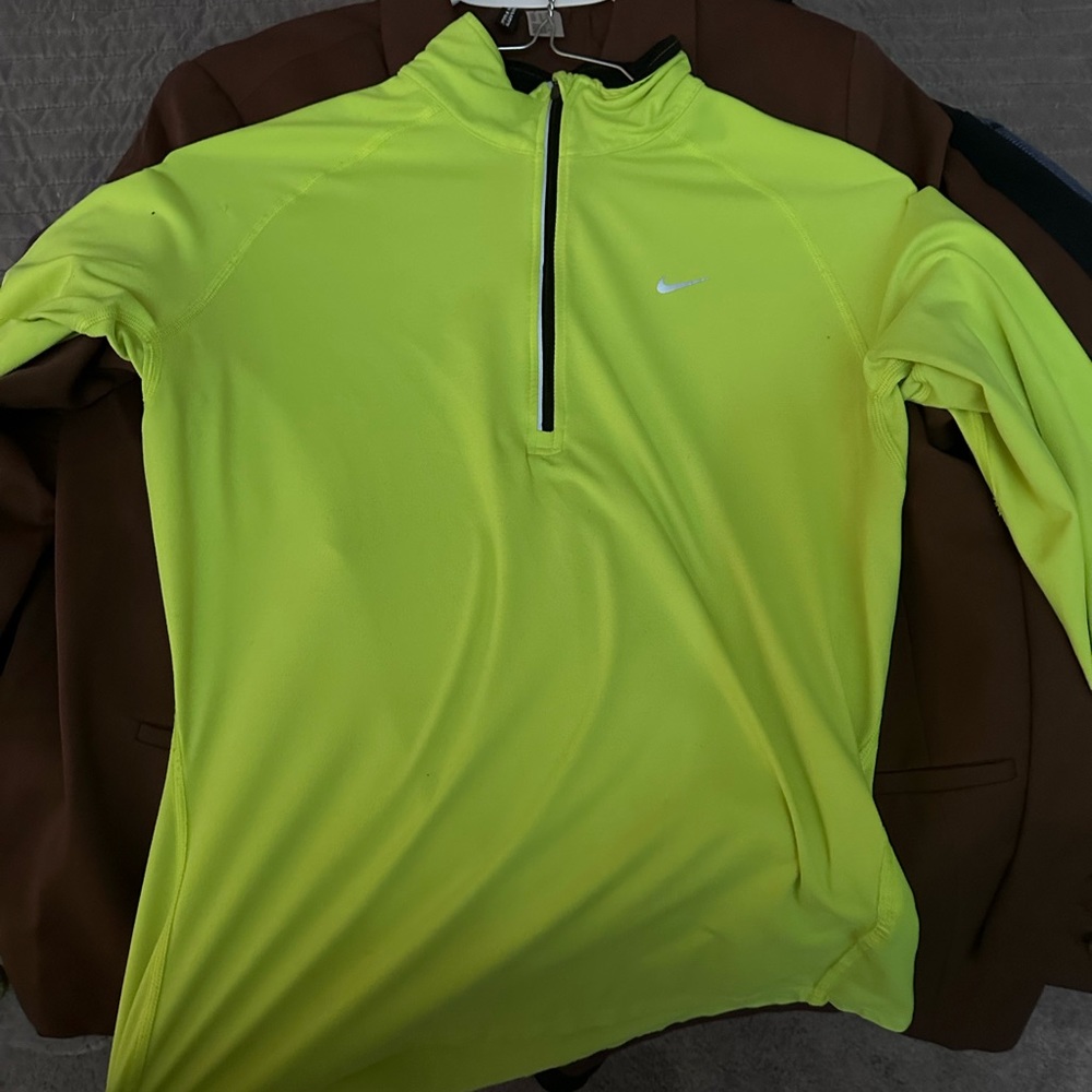 Nike Neon Dri-Fit Long Sleeve